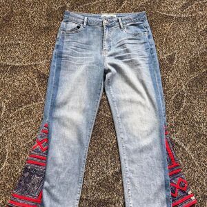 Boho-chic Women's Blue Jeans
